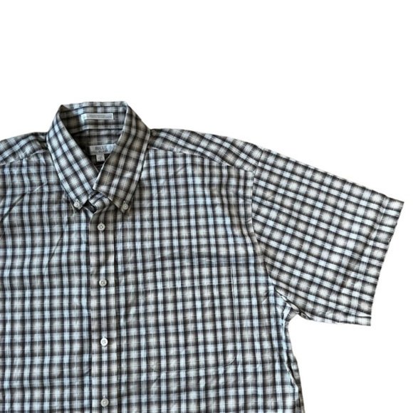 Bill Blass Button Down Short Sleeve Size Large - Picture 2 of 6